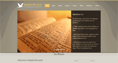 Desktop Screenshot of baptistbecause.com